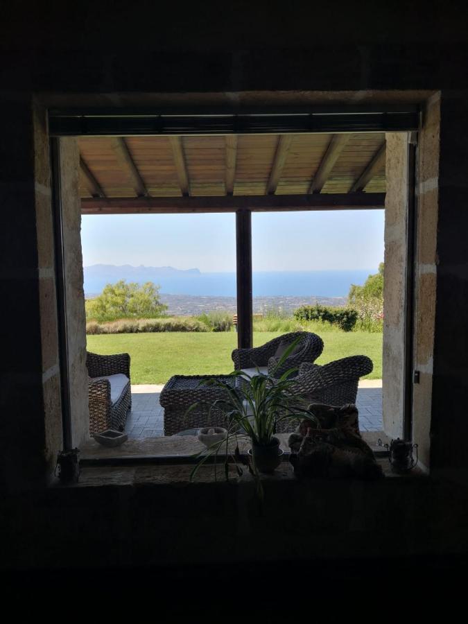 Villa Siciliana Con Piscina E Vista Panoramica Sul Mare Borgetto Екстериор снимка
