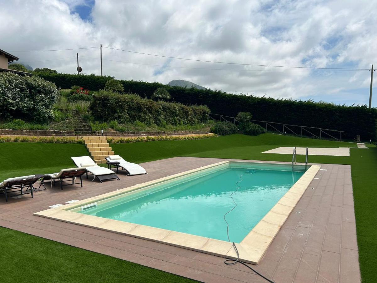 Villa Siciliana Con Piscina E Vista Panoramica Sul Mare Borgetto Екстериор снимка